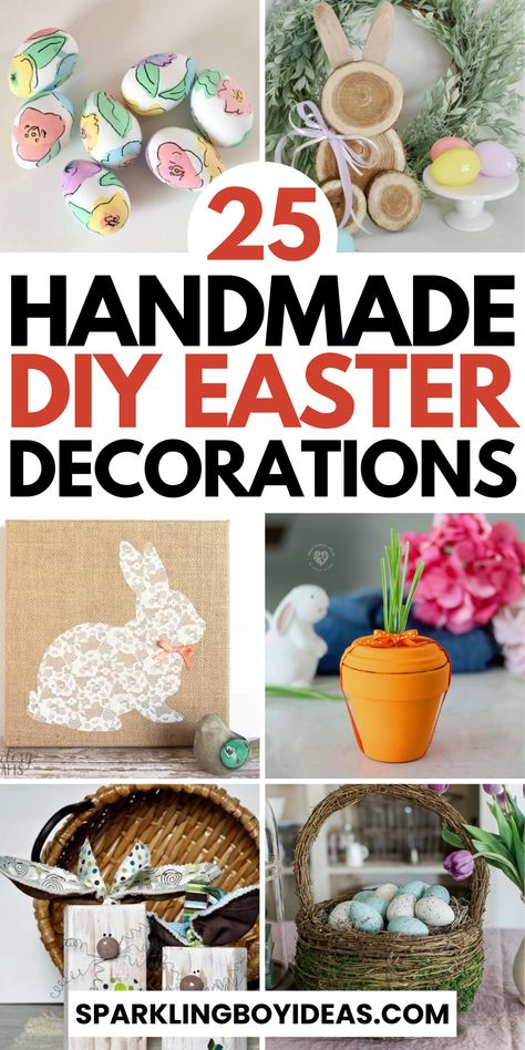 Unlock the joy of the season with these DIY Easter decorations. From DIY Easter egg decorating ideas to rustic Easter decor, discover easter craft projects for every skill level. Create fun Easter bunny crafts with the kids, or design elegant Easter table settings with our DIY easter centerpieces. Our eco-friendly Easter crafts and easter wreaths are perfect for adding a personal touch. Make your own Easter basket ideas and outdoor easter decorations to celebrate this season of the year. Kids Easter Table Decor, Easter Candy Ideas, Easter Recipes Ideas, Seasons Decorations, Easter Centerpieces Diy, Creative Easter Baskets, Rustic Easter, Easter Wood Crafts, Easter 2024