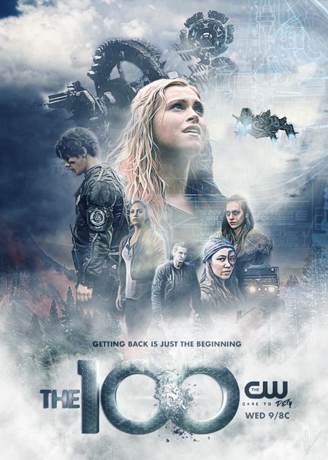 #the100 The 100 Season 1, The 100 Tv Series, Lexa E Clarke, The 100 Poster, Lexa Y Clarke, Clarke And Lexa, The 100 Clexa, Marie Avgeropoulos, The 100 Show