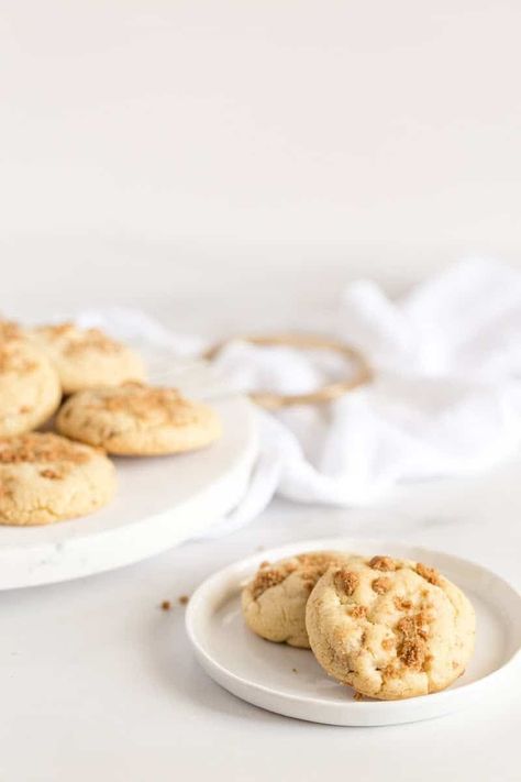 Graham Cracker Soft Butter Cookie Recipe | Amanda Wilens Soft Butter Cookies Recipe, Soft Butter Cookies, Graham Cracker Crumble, Cracker Cake, Graham Cracker Cake, Blondies Cookies, Homemade Graham Cracker, Graham Cracker Cookies, Butter Cookie Recipe