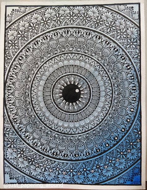 Mandala In Circle, Mandela Art Circle, Full Circle Mandala Art, Mandala Drawing Full Page, Abstract Mandala Art, Mandala Art Circle Design, Full Mandala Art, Mandala Full Page, Full Page Mandala Art