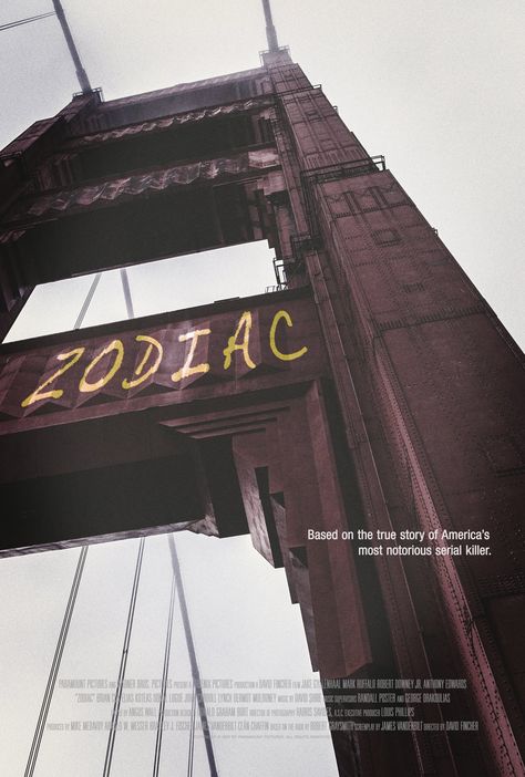 Zodiac Movie, Zodiac Film, Zodiac 2007, Elias Koteas, Zodiac Poster, Zodiac Killer, Film Posters Art, Denis Villeneuve, Movie Club