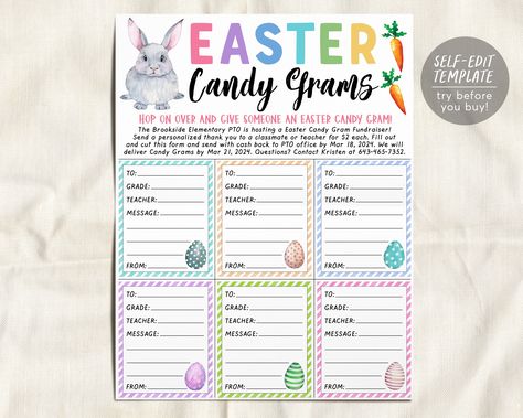 Candy Grams Fundraiser, Fundraiser Event, Candy Grams, I Feel Free, Easter Candy, You Used Me, Fundraising Events, Text Fonts, Own Logo