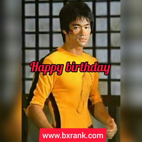 Happy birthday bruce lee Bruce Lee Birthday, Bruce Lee Water, Be Like Water Bruce Lee, Bruce Lee Quotes Because You Might As Well Be Dead, Bruce Lee Facts, Bruce Lee Be Like Water, Birthday Meme, Birthday Gif, Bruce Lee