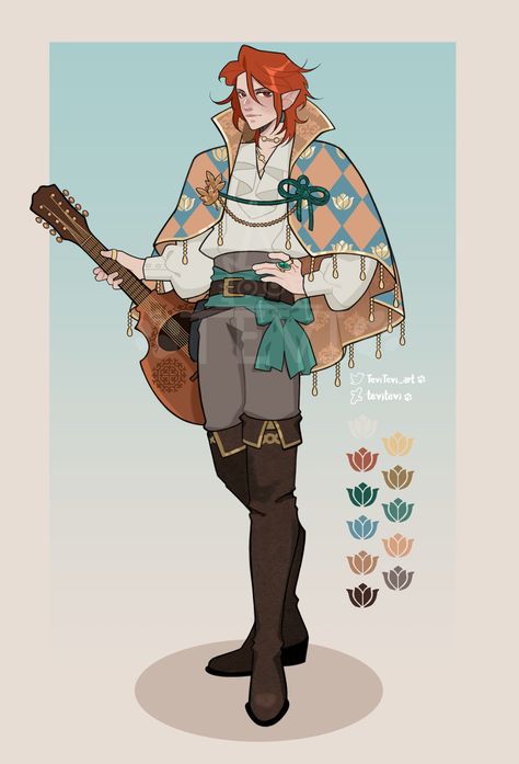 Fire Emblem Classes, Dnd Bard, Sketch Inspiration, Art Prompts, Fashion Design Drawings, Character Design Male, Illustration Character Design, Art Challenge, Dnd Characters