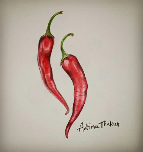 Peperoni Tattoo, Small Chili Pepper Tattoo, Chilli Tattoo Outline, Chilly Tattoo, Chile Pepper Tattoo, Chilli Pepper Tattoo, Chilli Ideas, Chilli Tattoo, Chili Tattoo