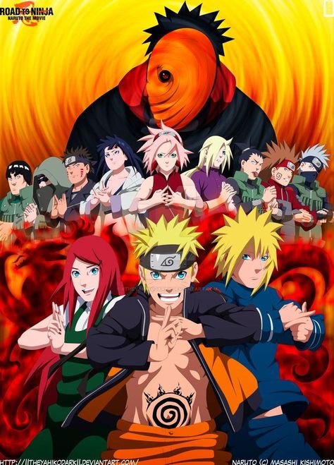 Naruto Shippuden Road To Ninja by IITheYahikoDarkII on DeviantArt Naruto Quiz, Watch Naruto Shippuden, Naruto Shippuden The Movie, Naruto The Movie, Manga Naruto, Sasuke Sakura, Kushina Uzumaki, Naruto Uzumaki Art, Naruto Sasuke Sakura