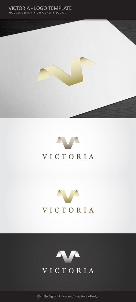 Victoria Logo by Mocca Design, via Behance Personal Identity, Business Consulting, Professional Logo, Consulting Business, Logo Templates, Fashion Brands, Fashion Branding, Royalty, Place Card Holders