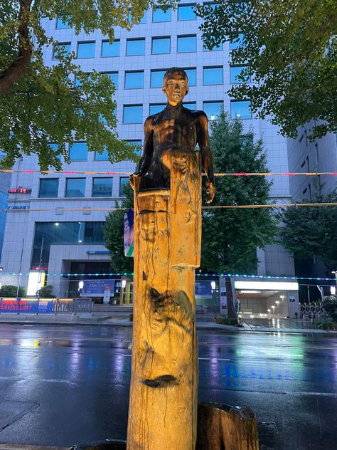 Gwangju, South Korea, Statue, Maxi Dress