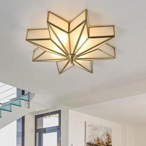 Star Light Fixture, Lake Kitchen, Decorative Pendant Lighting, Star Lights On Ceiling, Star Ceiling, Hanging Ceiling Lamps, Wall Mounted Lamps, Ceiling Lights Living Room, Living Room Ceiling