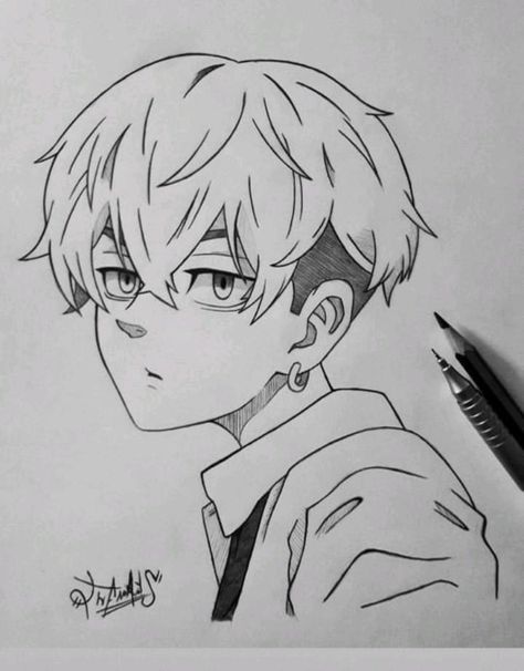 Anime Face Drawing, Anime Drawing Sketches, Naruto Sketch Drawing, Best Anime Drawings, Naruto Sketch, Anime Boy Sketch, Anime Drawing Books, Cute Sketches, Easy Drawings Sketches