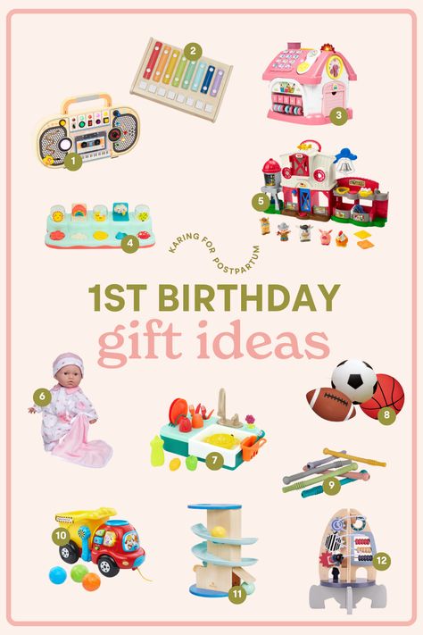 first birthday gift ideas | Karing for Postpartum First Birthday Keepsake Ideas, Gifts For One Year Old Girl, Gifts For One Year Old, First Birthday Gift Ideas, First Birthday Keepsake, Keepsake Ideas, Baby Taylor, Activity Cube, Space Activities