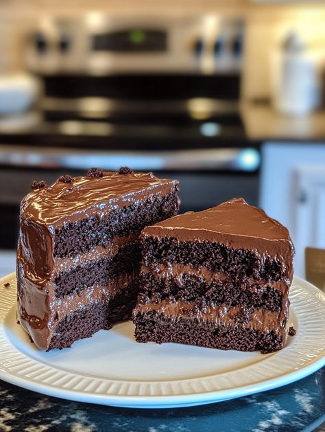 Coffee Frosting, Ultimate Chocolate Cake, Chocolate Poke Cake, Chocolate Pairings, Fudge Cake, Food Therapy, Chocolate Pecan, Easy Snack Recipes, Half And Half