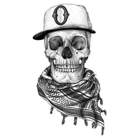 Painting Black And White, Skulls Drawing, Skull Illustration, Skull Artwork, White Pencil, Skull Wallpaper, A Skull, Dope Art, Skull Tattoos