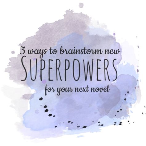 On Saturday, I sent out a newsletter with a challenge for my subscribers to come up with a unique superpower - something they'd never heard of or thought of before. Something new.	The only thing is that I didn't give them any hints on how to go about that. So I figured I'd do a full-length post on ways to breathe new life into old ideas and captivate your audiences with your powers. Even if you're not a superhero/fantasy kind of person, stick around - you never know when inspiration will strike. Unique Super Power Ideas, Kindness Superpower, Superpower Ideas, Unique Superpowers Ideas, Less Commonly Used Superpowers, I Teach Whats Your Superpower, Influence Is Your Superpower, New Life, Super Powers