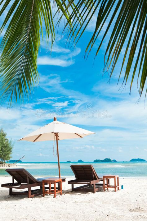 Beach Chairs. Two wooden beach chairs on the beautiful tropical beach. Ko Chang. , #AD, #beach, #chairs, #wooden, #Beach, #Chairs #ad Wooden Beach Chairs, Macro Photography Tutorial, Sun Chair, Ocean Pictures, Beach Chairs, Photography Tutorials, Tropical Beach, Macro Photography, Patio Umbrella