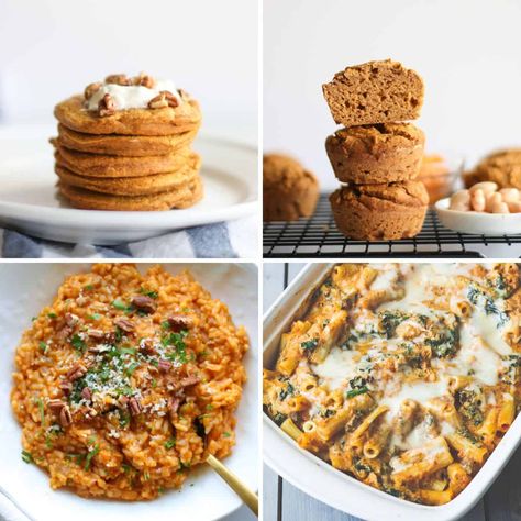 Healthy Pumpkin Puree Recipes (Kid-Friendly) Recipes With Pumpkin Puree, Leftover Pumpkin Puree, Pumpkin Baby Food, Recipes With Pumpkin, Canned Pumpkin Recipes, Pumpkin Puree Recipes, Puree Recipes, Pumpkin Oats, Pumpkin Recipes Healthy