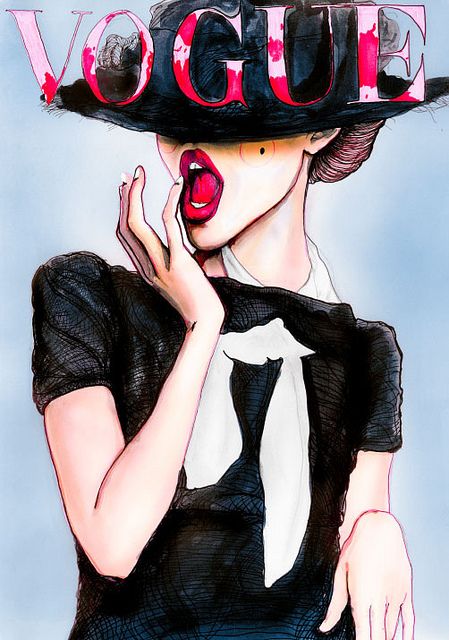 Vogue Germany cover by Danny Roberts #painting #fashion Vogue Illustrations, Editorial Vogue, Street Style Photography, Decor Studio, Vogue Germany, Vogue Covers, Wallpaper Tumblr, Art Et Illustration, Fashion Sketch