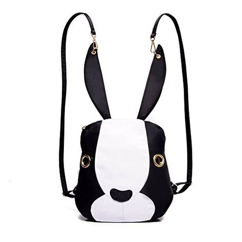 FCZERO HB10024 Travel Handbag for Women,Rabbit & Creative Nylon Backpack,Black FCZERO http://smile.amazon.com/dp/B01D8TW9TY/ref=cm_sw_r_pi_dp_HIi.wb0PKJTK8 Comic Bag, Bunny Backpack, Knapsack Bag, Tas Bahu, Cartoon Backpack, Bunny Bags, Cartoon Rabbit, School Bags For Girls, Girl Backpacks