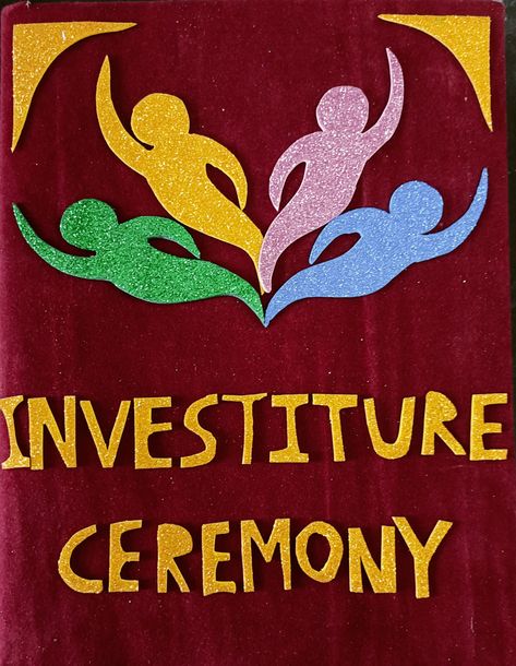 Beautiful Bulletin Board Ideas, Investiture Ceremony Decoration Ideas, Investure Ceremony Board Decoration, Investiture Ceremony In School, Investiture Ceremony Decoration, Annual Day Decoration For School, Sports Day Decoration, Class Board Decoration, Notice Board Decoration