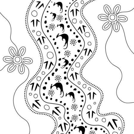 Aboriginal Pattern Black And White Vectors - Download 4604 Royalty-Free Graphics - Page 2 - Hello Vector Aboriginal Tattoo Designs, Troy Tattoo, Aboriginal Tattoo, Aboriginal Art For Kids, Kangaroo Art, Aboriginal Art Symbols, Tatts Ideas, Burned Hats, Like Background