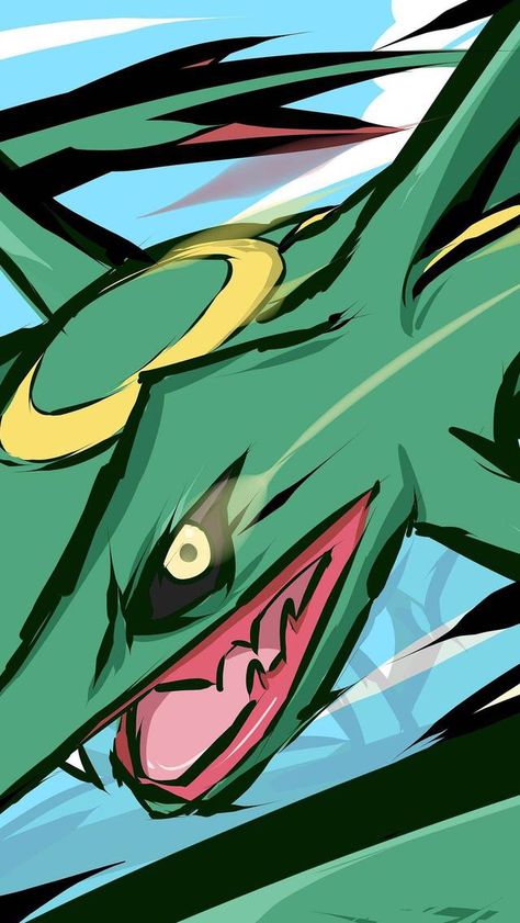 Rayquaza Wallpaper, Japanese Wallpaper Iphone, Ghost Pokemon, Cool Pokemon Wallpapers, Cool Pokemon, Bleach Anime, Wallpaper Pc, Pokemon Art, Comic Character