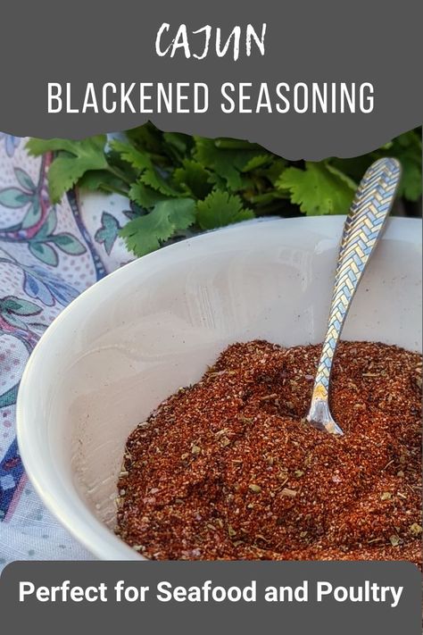 Blackened Seasoning Blacking Seasoning For Fish, Blackened Seasoning Recipe, Homemade Blackened Seasoning, Seasoning For Fish, Cajun Seasoning Recipe, Cajun Spice Mix, Grilled Fish Recipes, Dry Rub Recipes, Blackened Seasoning