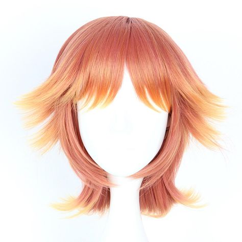 Breathable Hair Wigs for Women 12&quot; Multicolour Wigs with Wig Cap 743151988413  eBay Heine Wittgenstein, Cute Wig, Drag Wigs, Anime Wigs, Real Hair Wigs, Dyed Hair Inspiration, Cosplay Hair, Halloween Wigs, Hair Wigs For Women