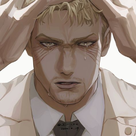 Reiner And Bertholdt, Reiner Braun, Attack On Titan Funny, Attack On Titan Fanart, Attack On Titan Art, Blade Runner, Attack On Titan Anime, I'm A Simp, Perfect Man