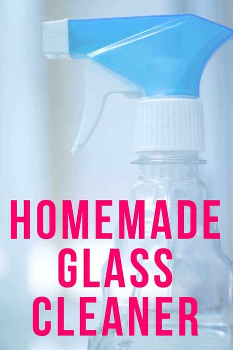 Homemade window cleaner is easier than you think to make. With this simple DIY homemade glass cleaner recipe, you'll have sparkling windows in no time! #cleaning #DIY #homemade #glass #cleaner Diy Window Cleaner, Glass Cleaner Recipe, Diy Glass Cleaner, Tidy Tips, Homemade Glass Cleaner, Window Cleaner Homemade, Cleaning Diy, Homemade Cleaners, Cleaning Tricks