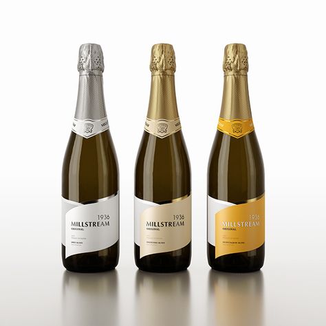 label design Sparkling Wine Label Design, Champagne Label Design, Champagne Packaging, Alcohol Design, Wine Bottle Label Design, Prosecco Wine, Sparkling Wine Label, Alcohol Packaging, Bottle Label Design