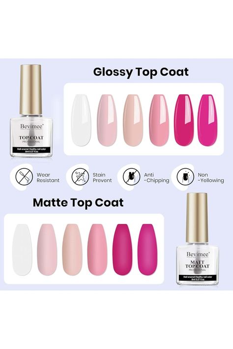 Base and Top Coat Nail Polish Set, Quick Dry, 3Pcs No Wipe Shiny/Matte Top Coat for Fingernail Non Gel Air Dry Fast Clear Nail Polish No Chip Long Lasting Nail Protective DIY at Home Matte Top Coat Nails, Top Coat Nail Polish, Matte Top Coat, Clear Nail, Clear Nail Polish, Long Lasting Nails, Nail Polish Set, Nail Polish Sets, Top Coat