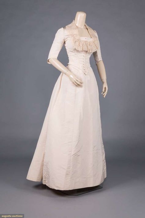 TWO LADIES DAY DRESSES, 1870-1880