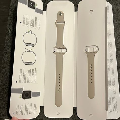 Apple Watch Series 7 Starlight Sport Band New In Box, Box Opened But Never Worn. Got This With My Apple Watch And Never Used It Because I Bought Other Ones. 41mm; Comes With Size S/M And M/L Wrist Sizes Color: Starlight (Off-White/Tan/Beige Color) Box Says It Works With Any Apple Watch (See Pic) Apple Watch Series 7 Starlight, Starlight Color, Apple Cream, Apple Watch Bands Sports, M And M, Apple Watch Sport, Apple Watch Series 7, Color Box, Apple Watch Series