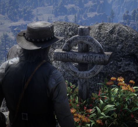 Arthur Morgan Grave, Arthur And John, John And Arthur Rdr2, John Rdr2, Arthur And John Rdr2, Sticker Bomb Wallpaper, Morgan Black, Cowboy Games, John Marston