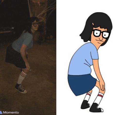 Tina Belcher Costume, Bobs Burgers Costume, Burger Costume, Bobs Burgers Funny, Bobs Burgers Tina, Meme Party, Handmade Halloween Costumes, Horror Halloween Costumes, Tina Belcher