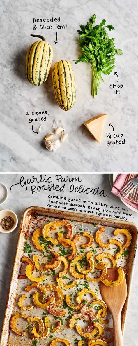 Delicato Squash, Easy Delicata Squash Recipe, Squash Recipes Fall, Butter Squash Recipe, Roasted Squash Recipes, Squash Dishes, Nutrition Challenge, Delicata Squash Recipe, Roasted Delicata Squash