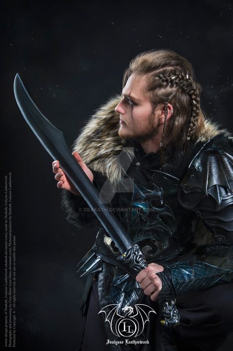 Man Photoshoot, Armor Design, Viking Life, Viking Costume, Bravest Warriors, Men Photoshoot, Arm Armor, Leather Artisan, Dark Elf