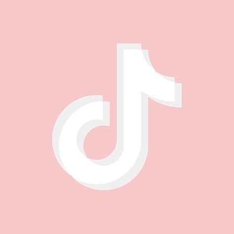 Pink Tik Tok Icon, Soft Pink Photo, Tiktok App Icon, Pink Tiktok, Pastel Pink Icons:), Tiktok App, Iphone Wallpaper Violet, Kawaii App, Icon Iphone