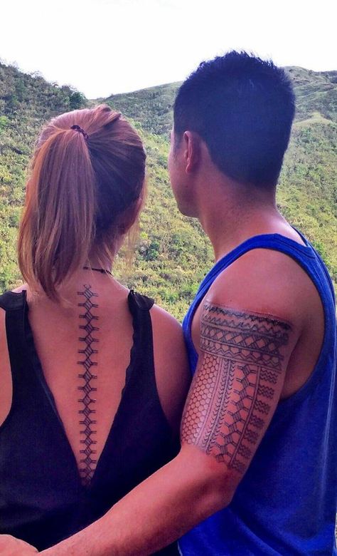 Together Forever Tattoo, Tattoo For Shoulder, Traditional Filipino Tattoo, Philippines Tattoo, Forever Tattoo, Borneo Tattoo, Filipino Tattoos, Thai Tattoo, Nordic Tattoo