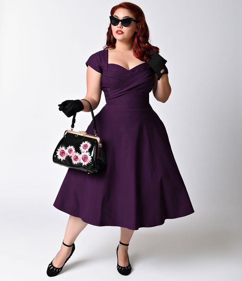 Plus Size Retro Dresses, Plus Size Vintage Dresses, Vestidos Retro, Plus Size Cocktail Dresses, Stop Staring, Pin Up Dresses, Plus Size Vintage, Rockabilly Fashion, Moda Vintage