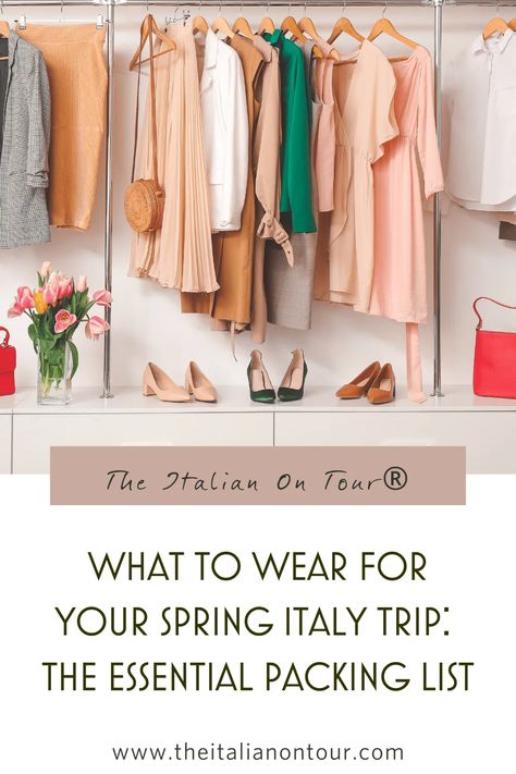 Italy Packing List Spring, Packing List Spring, What To Pack For Italy, Essential Packing List, Italy Packing, Italy In May, Italy Packing List, Italy Trip Planning, Packing Essentials List