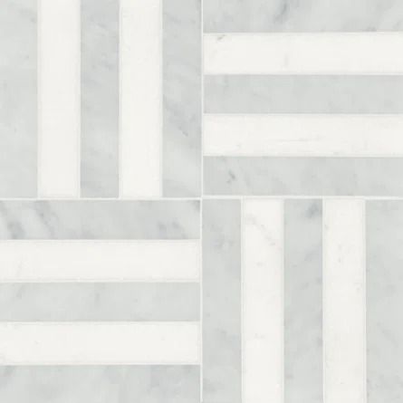 Bedrosians Matisse 12.13" x 12.13" Marble Wall & Floor Tile | Wayfair Bedrosians Tile, Nero Marquina, Primary Bathroom, Primary Bath, Bathroom Floor Tiles, Marble Wall, Marble Tiles, Marble Mosaic, Kids Bath