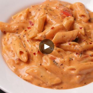 You must try this Creamy Pink Sauce Pasta. It's the tastiest pasta you will ever have! | You must try this Creamy Pink Sauce Pasta. It's the tastiest pasta you will ever have! | By Aarti MadanFacebook Pink Pasta Recipe, Pink Pasta Sauce Recipes, Pink Sauce Pasta Recipe, Pink Sauce Pasta, Pasta Recipes Video, Pav Recipe, Pink Sauce, Sauce Pasta, Pasta Sauce Recipes