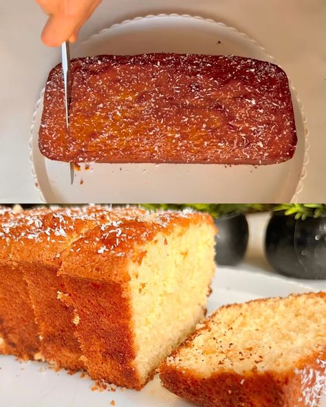 Orange Cake with Honey and Coconut Orange Coconut Cake, Coconut Loaf Cake, Martha Stewart Recipes, Orange Cake Recipe, Lemon Drizzle Cake, Drizzle Cake, Jamie Oliver Recipes, Rum Cake, Coconut Rum