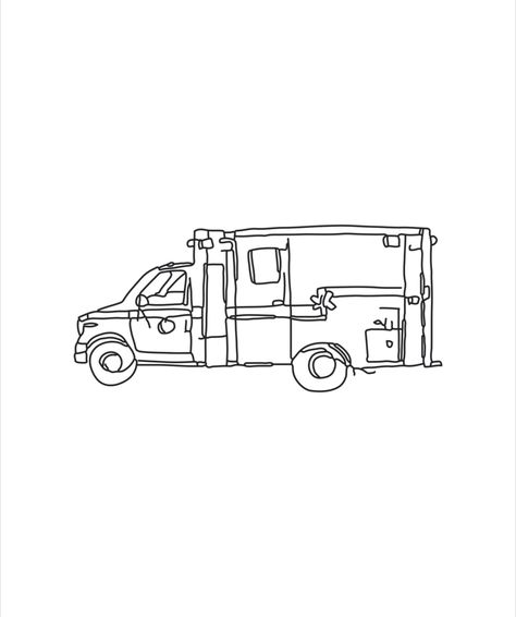 The perfect DIY minimalist prints for your rescue vehicle loving little one. Contour line drawings of a fire truck, ambulance, police car and helicopter. Neutral black and white to suit any kids room. Fire Truck Tattoo, Ambulance Tattoo, Rescue Tattoo, Ambulance Drawing, Tatoos Art, Van Tattoo, Truck Tattoo, Contour Line Drawing, Wall Art Boys