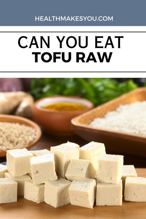 Whether you’re vegan or vegetarian, follow an Asian-inspired diet, tofu is a nutritious addition to many diets. but is it safe to eat it raw? We answer the question in our post. Click to read more. Tofu Raw Recipes, Raw Tofu Recipes, Tofu Nutrition Facts, Raw Tofu, Tofu Snacks, Drink Inspiration, Tofu Dishes, Answer The Question, Dehydrated Food