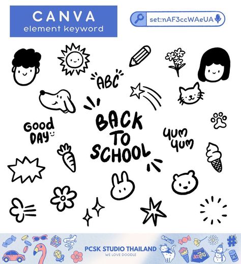 SVG : back to school kid kid aestheticcanvake Teacher Graphic Design, Canva Stickers Keywords Free, Canva Codes Graphics, Canva Doodle Elements, Canva Illustration Keyword, Canva Codes Elements Aesthetic, Doodle Branding, Canva Sticker Keyword, Canva Codes Elements