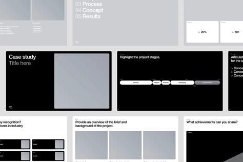 TMS Case Study is an 81-slide presentation template designed to articulate your project results and highlight key achievements.  It covers all essential elements for an impactful case study, offering diverse layouts to communicate the brief, scope, process, concepts and impact of your work.  As standard, the Canva and Google Slides versions are set in Helvetica Regular whereas the Figma, Keynote and PowerPoint versions are set in Helvetica Medium. However, the typefaces can be easily changed to su Social Media Presentation Template, Consulting Brand Identity, Brand Book Design Inspiration, Graphic Design Portfolio Presentation, Presentation Design Inspiration, การออกแบบ Ui Ux, Brand Book Design, Identity Graphic Design, Figma Design