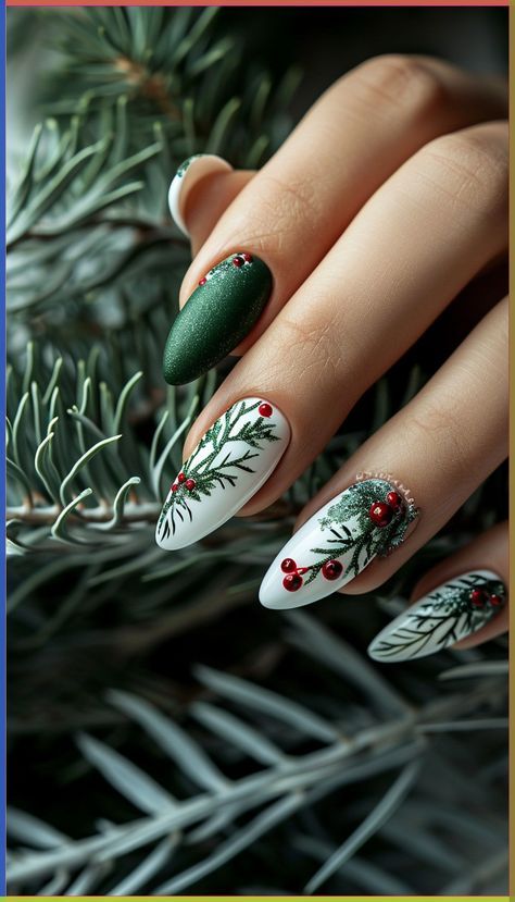 Firework Nails, Christmas Manicure, Festive Nail Art, Green Nail Designs, October Nails, Cute Christmas Nails, Christmas Gel Nails, Stylish Nails Designs, Basic Nails