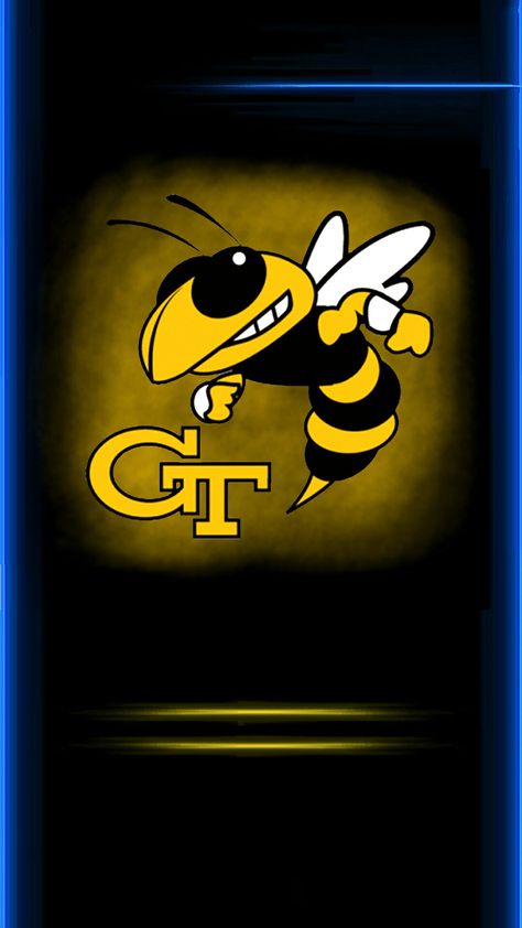 Georgia Tech Yellow Jackets, Tech Background, Yellow Jackets, Yellow Jacket, All About Me!, Georgia Tech, Vintage Photo, American Football, Ncaa